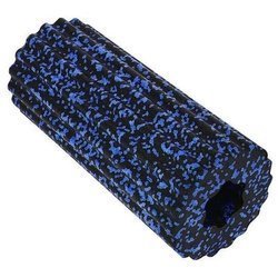 Roller wałek do masażu i ćwiczeń pilates niebiesko-czarny
